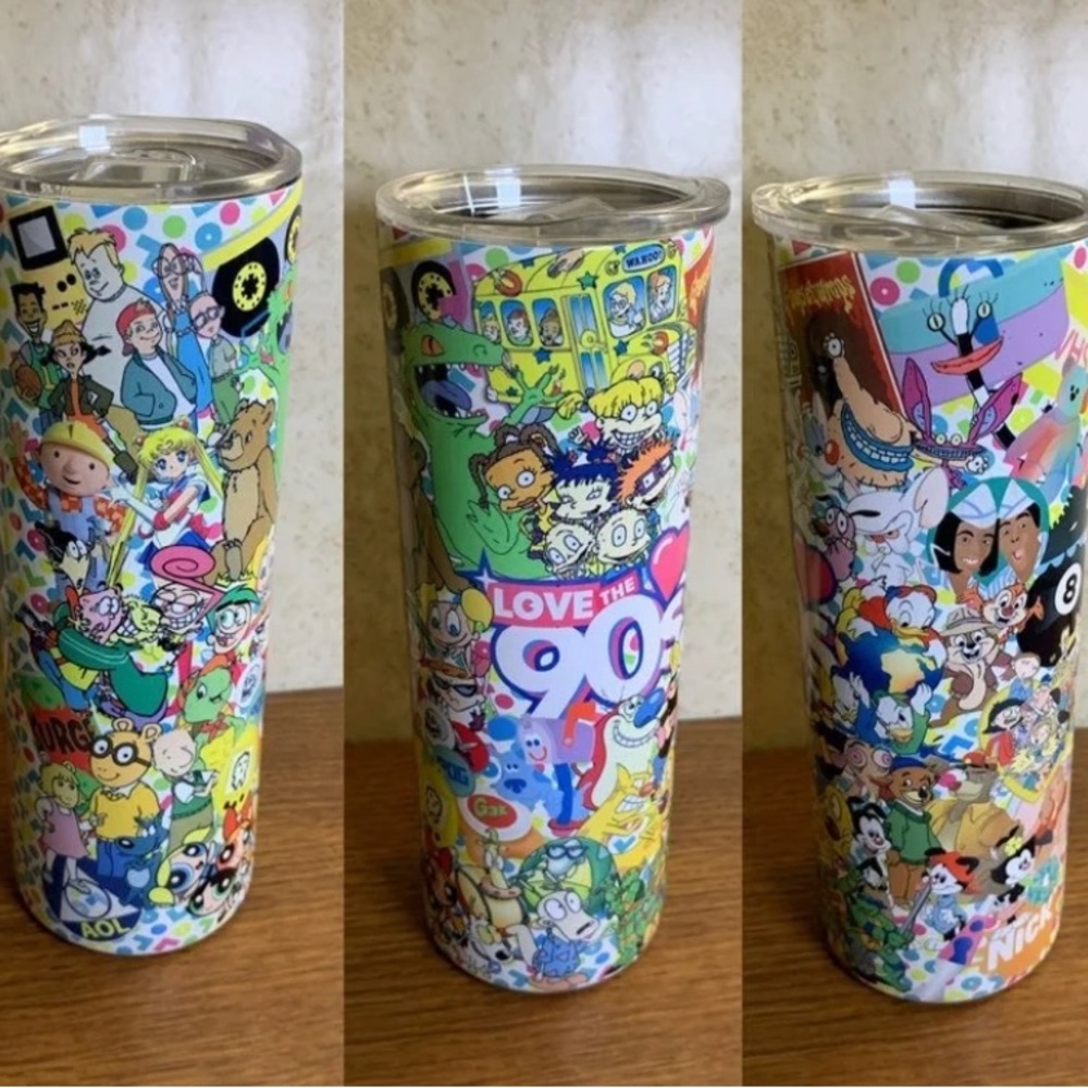I love the 90’s cartoon cup